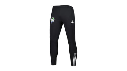 adidas Seattle Sounders FC 2023 On-Field Team Crest Aeroready Training Pants Black