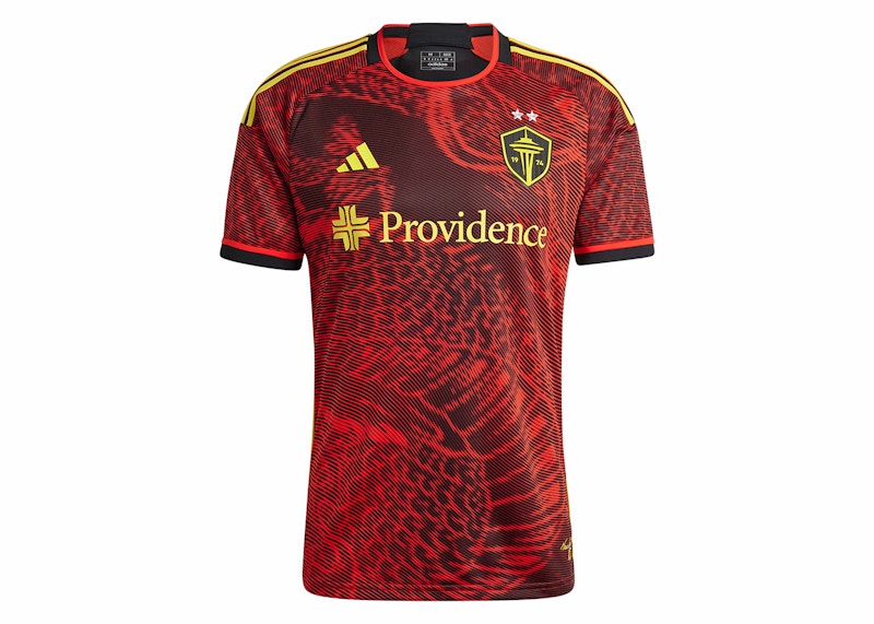 adidas Seattle Sounders FC 23/24 Away Authentic Jersey Red