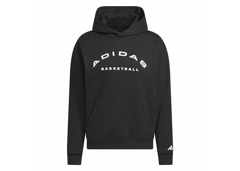 adidas Select Foundation Fleece Hoodie Black/Cloud White