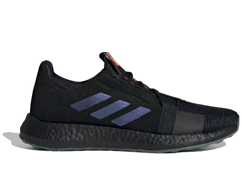 adidas Senseboost Go Core Black Boost Blue Violet Met