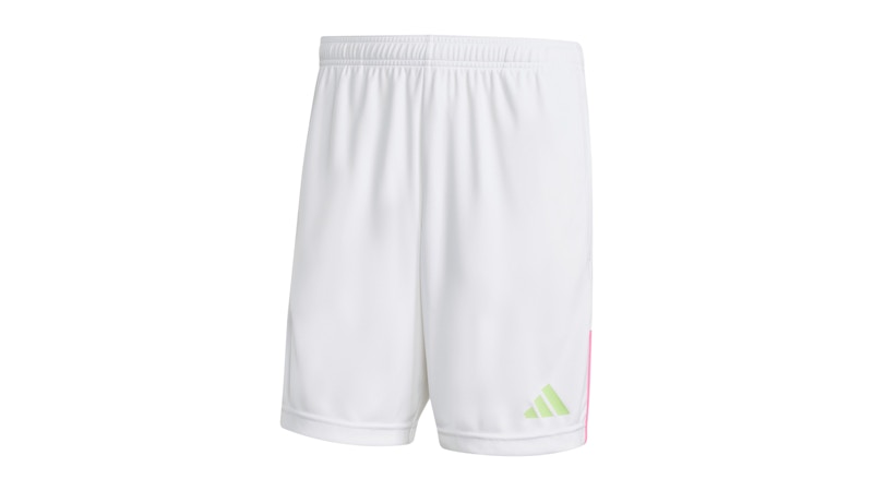 adidas Sereno Aeroready CUT 3-Stripes Shorts White Lucid Lemon Lucid Pink