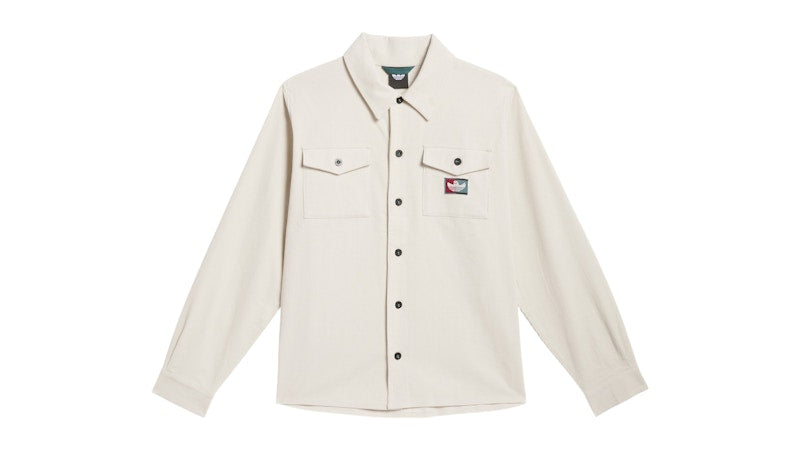 adidas Shmoofoil Corduroy Button Up Shirt Alumina Shadow Red