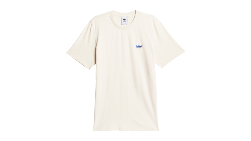 adidas Shmoofoil Featherweight Short Sleeve T-Shirt Wonder White Royal Blue