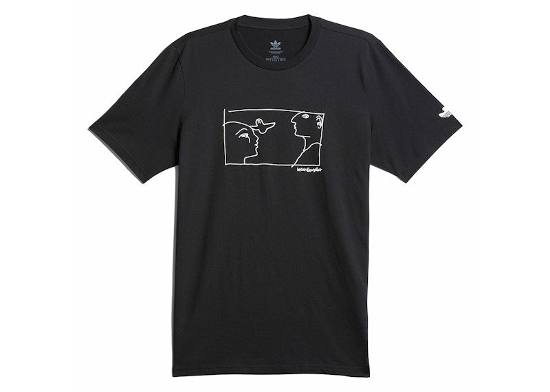 adidas Shmoofoil Not Eazy Short Sleeve Tee Black/White