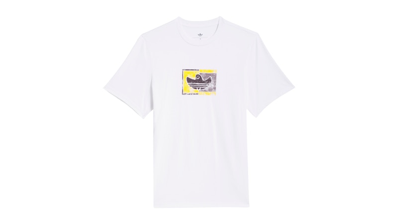 adidas Shmoohaus Tee White Aurora Black