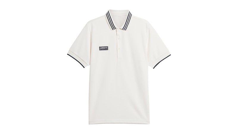 adidas Short Sleeve Polo Shirt Chalk White