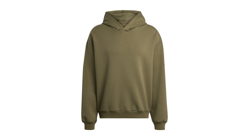 adidas Soft Lux Hoodie Olive Strata