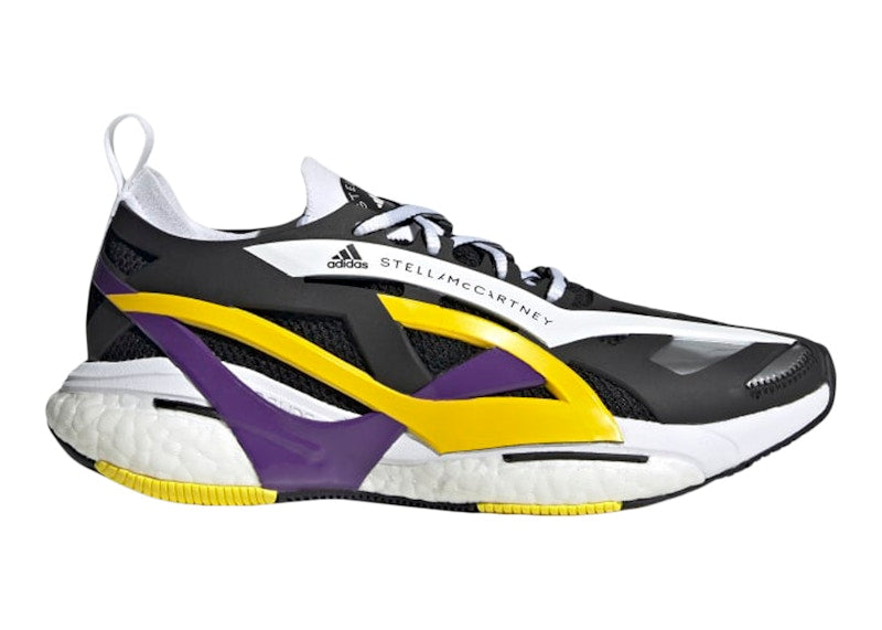adidas Solarglide Stella McCartney Core Black Active Purple Shock Yellow (Women's)
