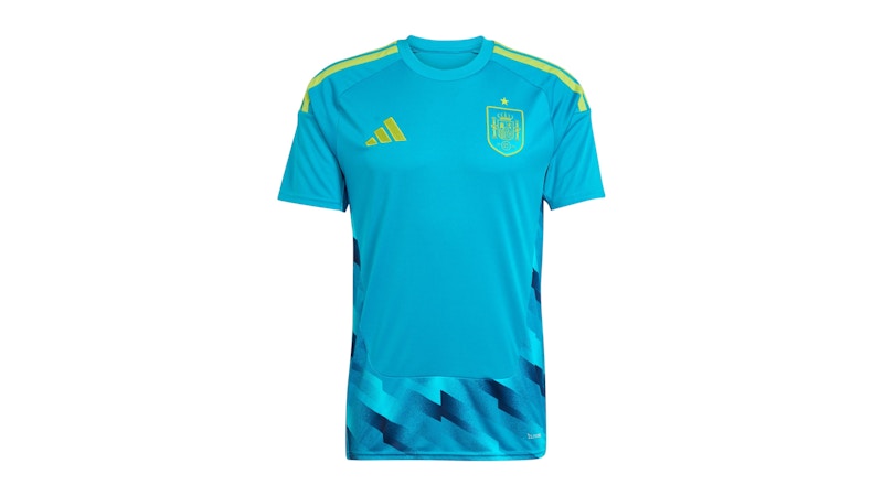 adidas Spain 2026 Home Goalkeeper Jersey Bold Aqua