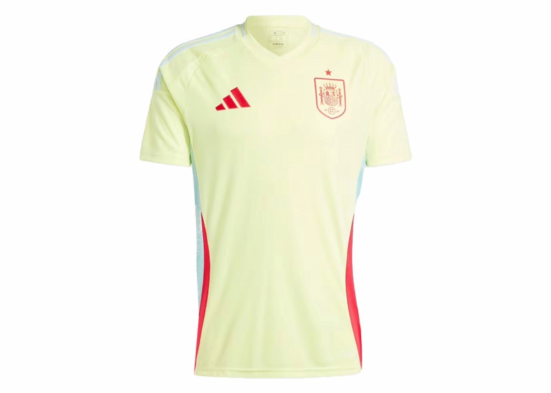 adidas Spain 24 Away Jersey Pulse Yellow/Halo Mint