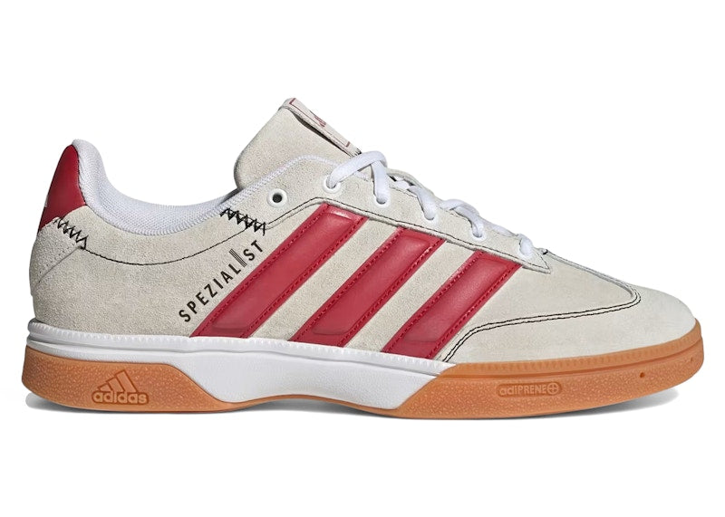 adidas Spezialist Indoor White Black Scarlet