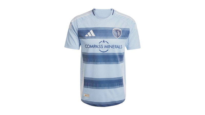adidas Sporting City 25/26 Home Authentic Jersey Glow Blue