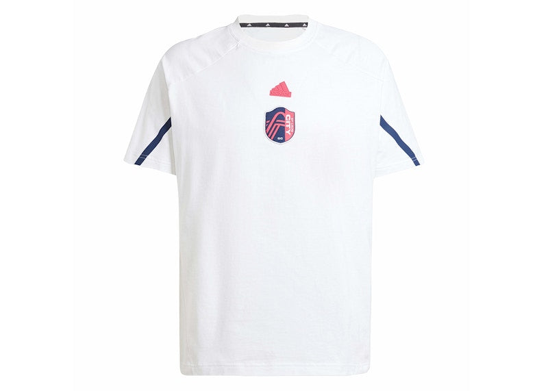 adidas St. Louis CITY SC Designed for Gameday Travel Tee White