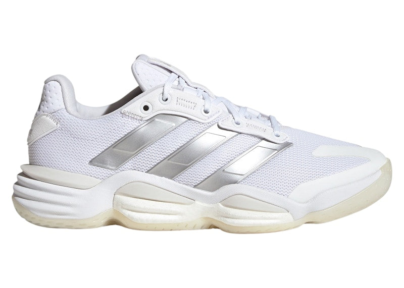 adidas Stabil 16 Indoor Cloud White Silver Metallic Grey One (Women's)