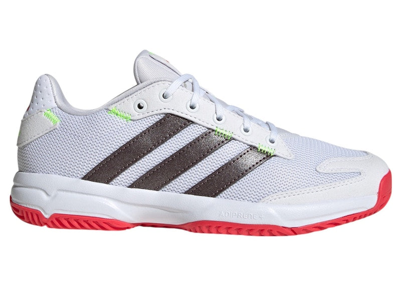 adidas Stabil Junior Indoor Cloud White Aurora Met. Semi Lucid Red (GS)