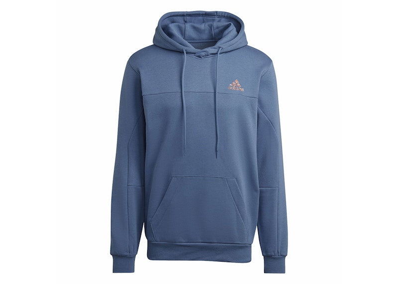 adidas Stadium Fleece Badge Of Sport Hoodie Wonder Steel