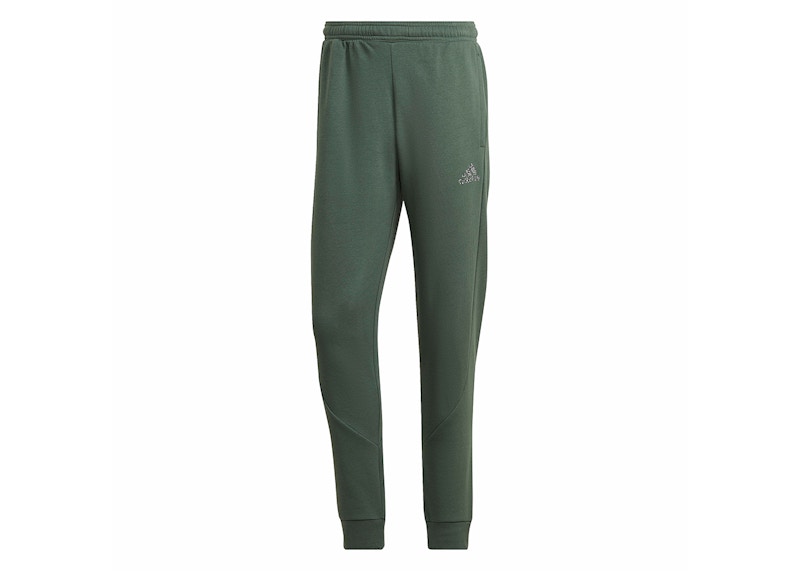 adidas Stadium Fleece Badge of Sport Cuffed Pants Green Oxide