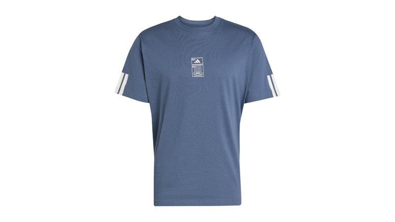 adidas Stadium Ticket Loose Graphic Tee Preloved Ink