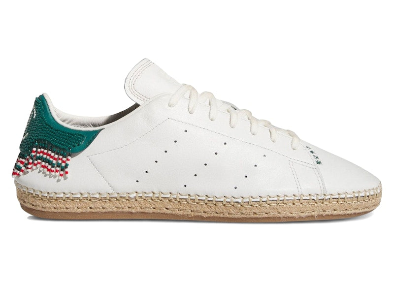 adidas Stan Smith Espadrille CLOT By Edison Chen White Green Beads