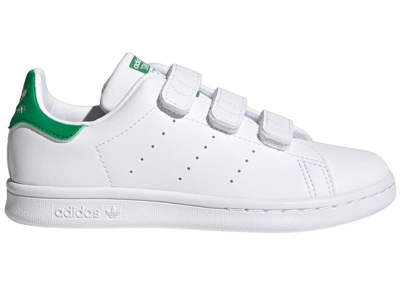adidas Stan Smith Strap Cloud White Green (PS)