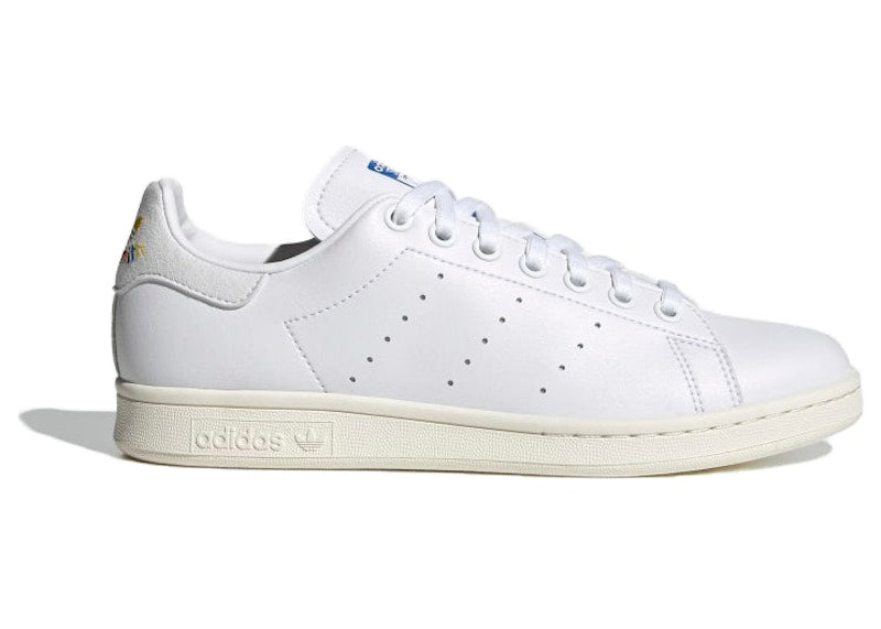 adidas Stan Smith White Multi Heel (Women's)
