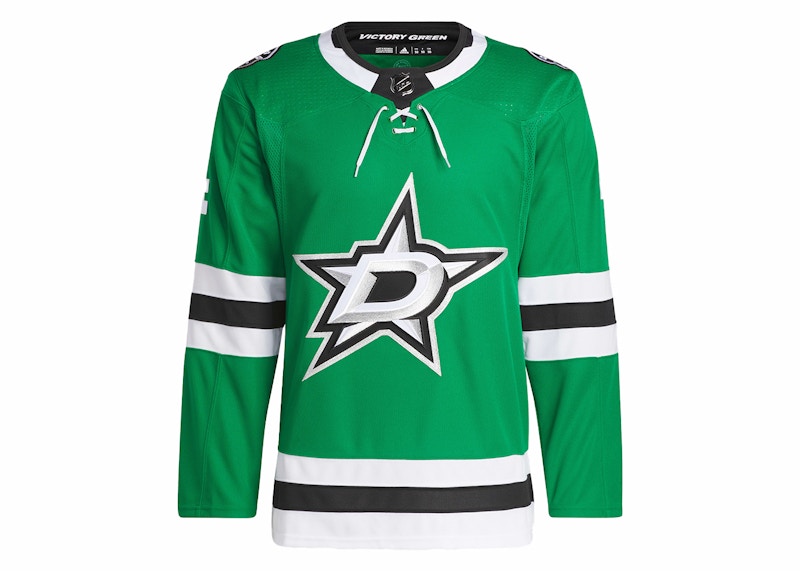 adidas Stars Heiskanen Home Authentic Jersey Medium Green
