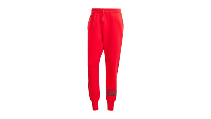 adidas Street Neuclassics Cuffed Sweat Tracksuit Bottoms Better Scarlet
