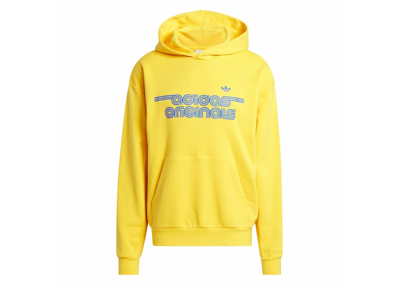 adidas Summer Camp Basketball Hoodie Crew Yellow