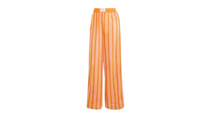 adidas Summer Glow Firebird Track Tracksuit Pants Semi Lucid Fuchsia/Hazy Orange/Semi Solar Orange