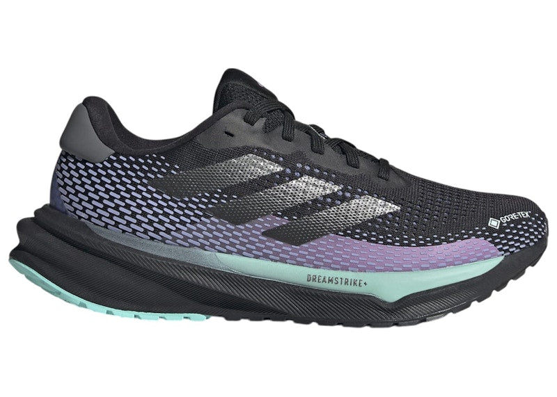 adidas Supernova Gore-Tex Core Black Iron Metallic Semi Flash Aqua (Women's)