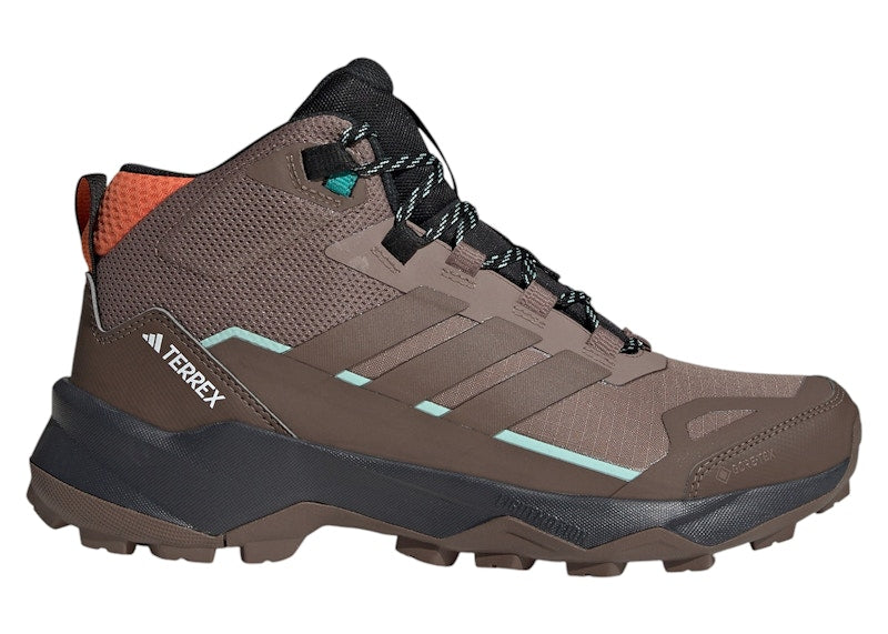 adidas Terrex Skychaser AX5 Mid Gore-Tex Trace Brown Earth Strata Semi Impact Orange (Women's)