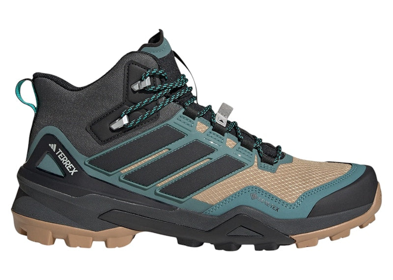 adidas Terrex Skychaser Mid Gore-Tex Cardboard Core Black Preloved Teal