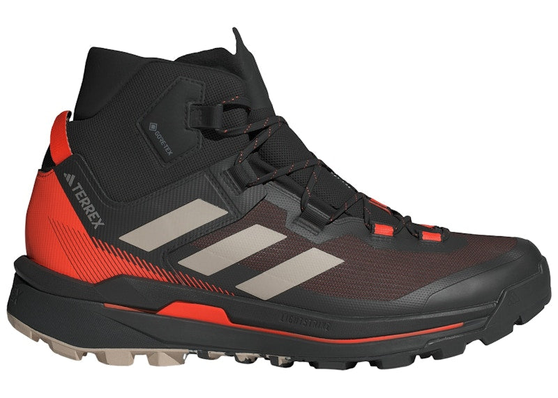 adidas Terrex Skychaser Tech Gore-Tex Core Black Wonder Beige Semi Impact Orange