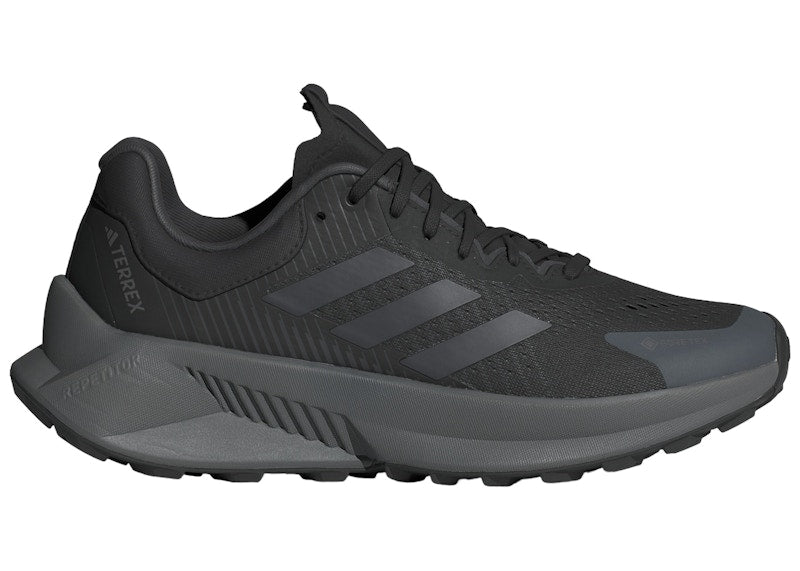 adidas Terrex Soulstride Flow Gore-Tex Core Black Grey Semi (Women's)