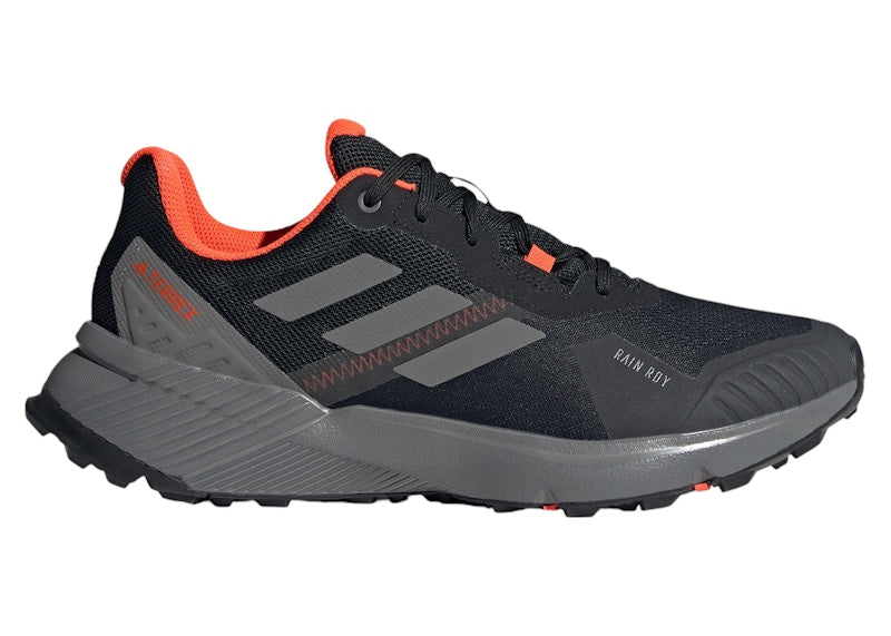 adidas Terrex Soulstride Rain.RDY Trail Core Black Grey Four Solar Red