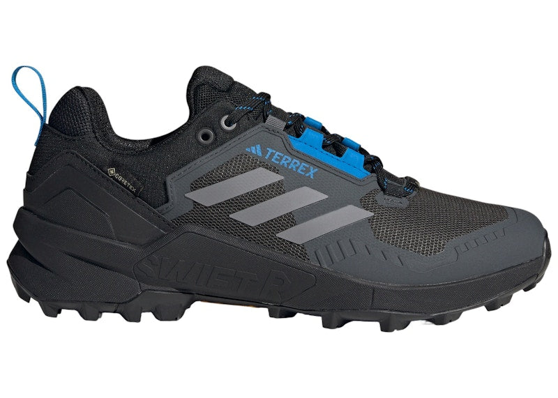 adidas Terrex Swift R3 Gore-Tex Core Black Grey Blue Rush