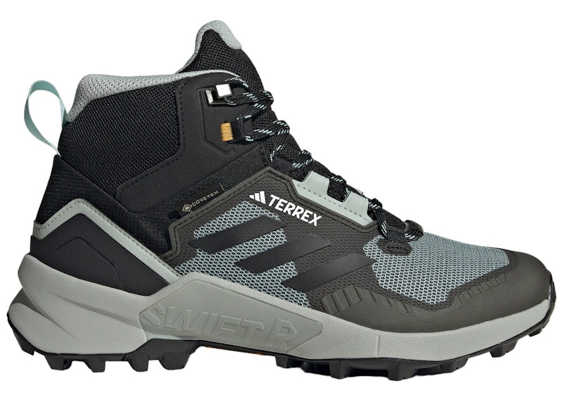 adidas Terrex Swift R3 Mid Gore-Tex Semi Flash Aqua Core Black Wonder Beige (Women's)