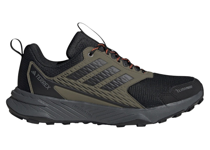 adidas Terrex Tracefinder 2 Climaproof Trail Olive Strata Core Black Semi Impact Orange