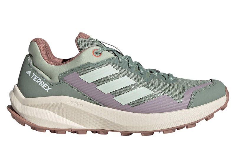 adidas Terrex Trail Rider Trail Silver Green Linen Green Warm Clay (Women's)