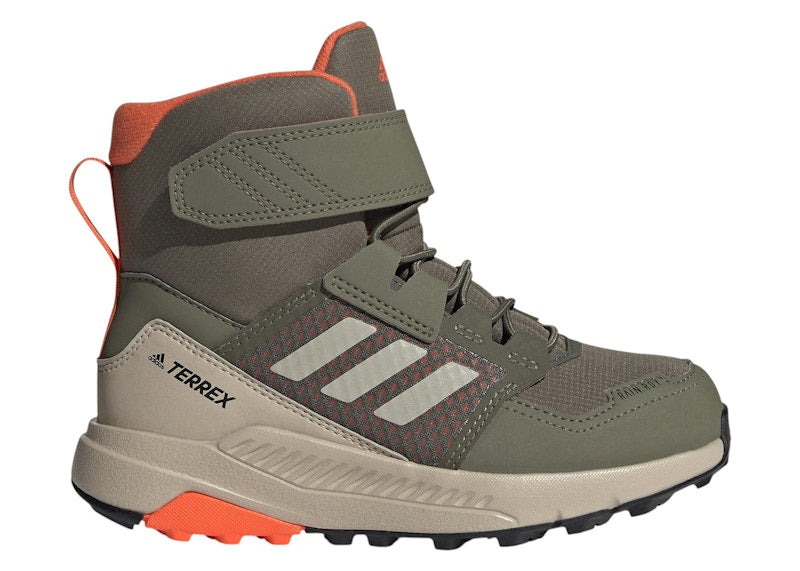 adidas Terrex Trailmaker High Cold.RDY Olive Strata Beige Orange (GS)