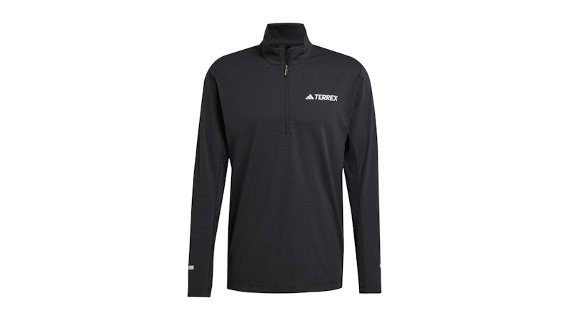 adidas Terrex Xperior Half-Zip Long-Sleeve Top Black