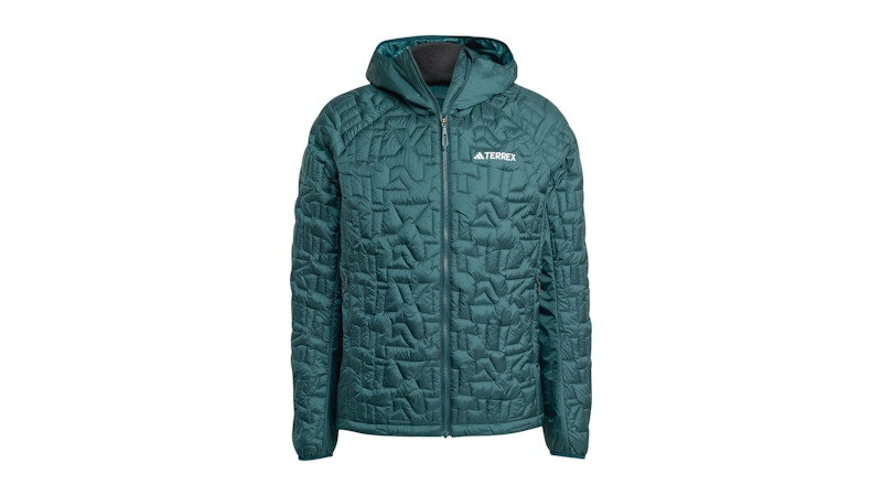 adidas Terrex Xperior Primaloft Loose Fill Insulated Hooded Jacket Aurora Ivy