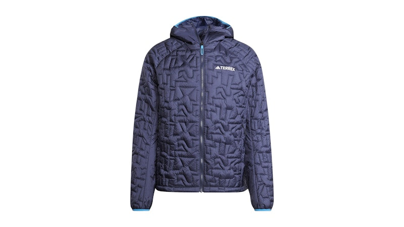 adidas Terrex Xperior Primaloft Loose Fill Insulated Hooded Jacket Shadow Navy