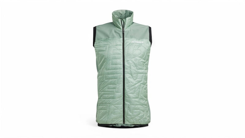 adidas Terrex Xperior Varilite Hybrid Primaloft Vest Silver Green