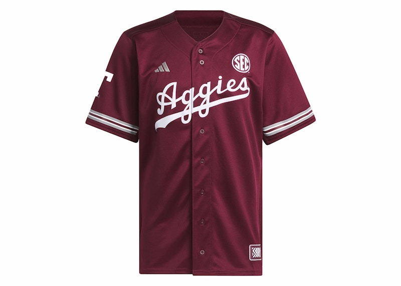 adidas Texas A&M Reverse Retro Replica Baseball Jersey Team Maroon
