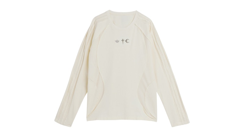 adidas Thug Club Teamgeist T-Shirt Long Sleeve Cream White