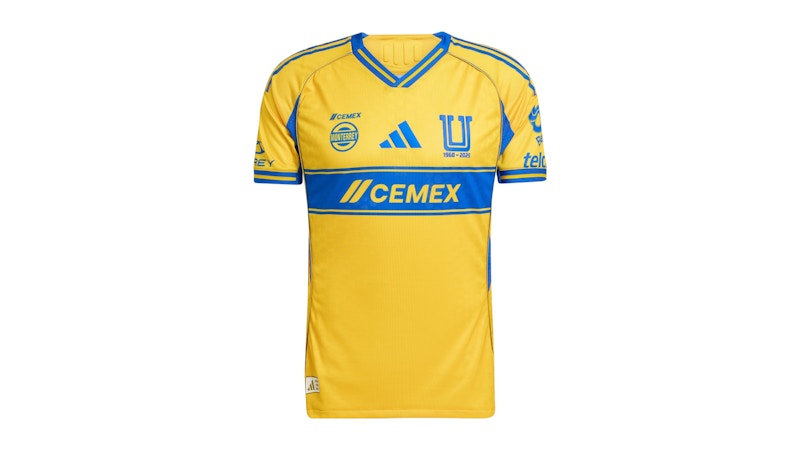adidas Tigres Uanl 25/26 Home Authentic Jersey Team Colleg Gold 2 Blue