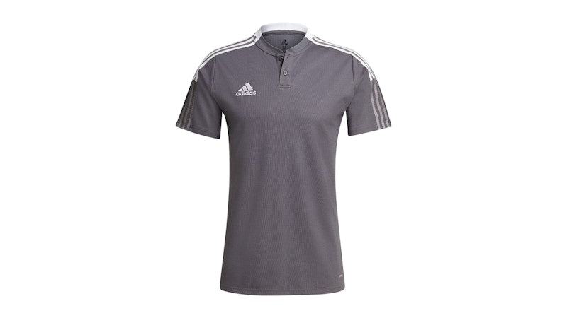 adidas Tiro 21 Polo Shirt Team Grey Four