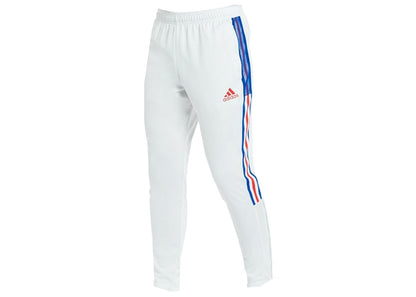 adidas Tiro 21 Track Pants White/Vivid Red/Royal Blue