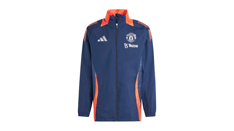 adidas Tiro 24 All-Weather Jacket Manchester United Night Indigo Bright Red